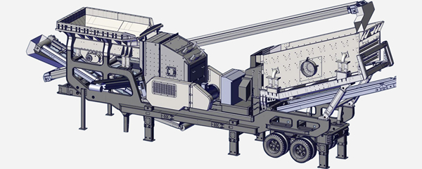 移动式破碎筛分站
